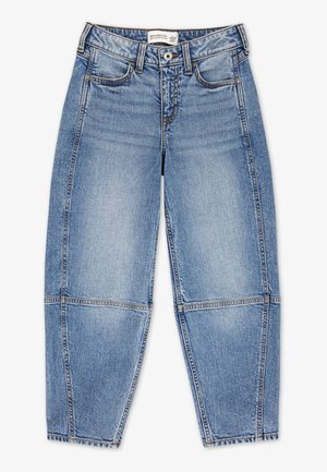 Abercrombie & Fitch HIGH RISE BALLOON - Jeans fuselé - cabin blues