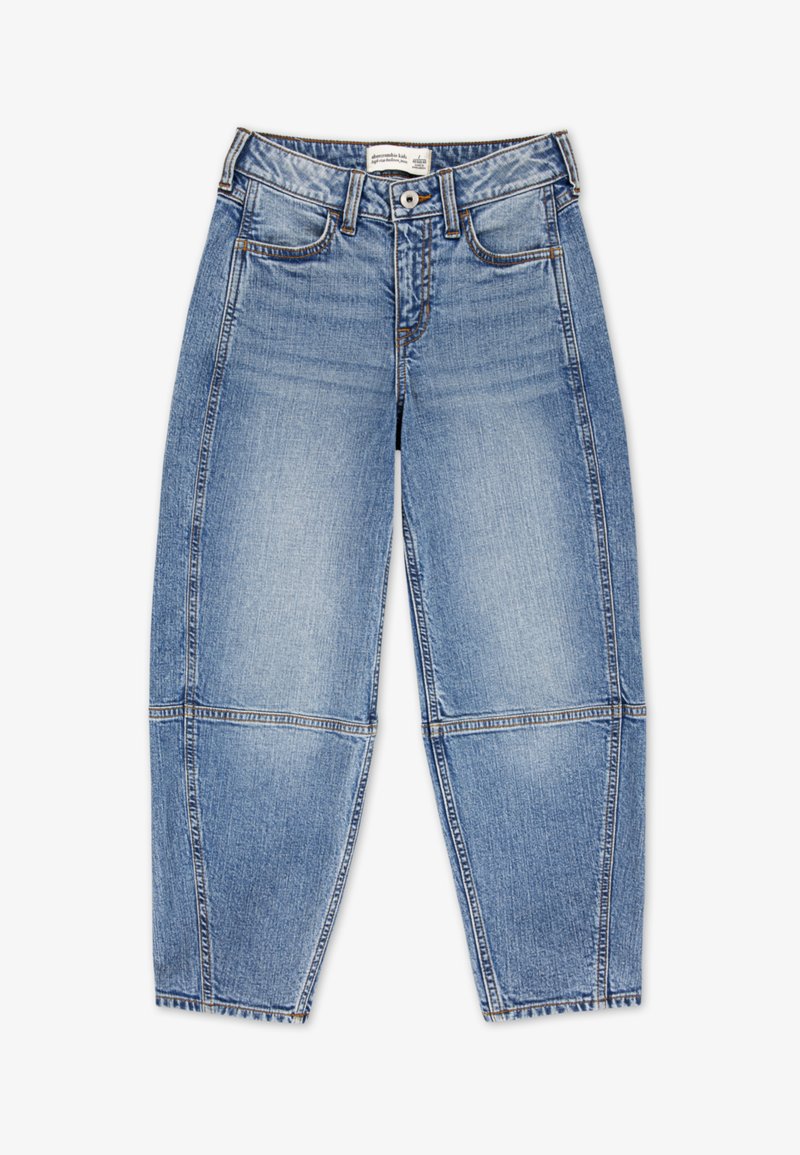 Abercrombie & Fitch HIGH RISE BALLOON - Jeans Tapered Fit - cabin blues