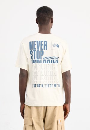 The North Face COORDINATES TEE - T-shirt print - white dune