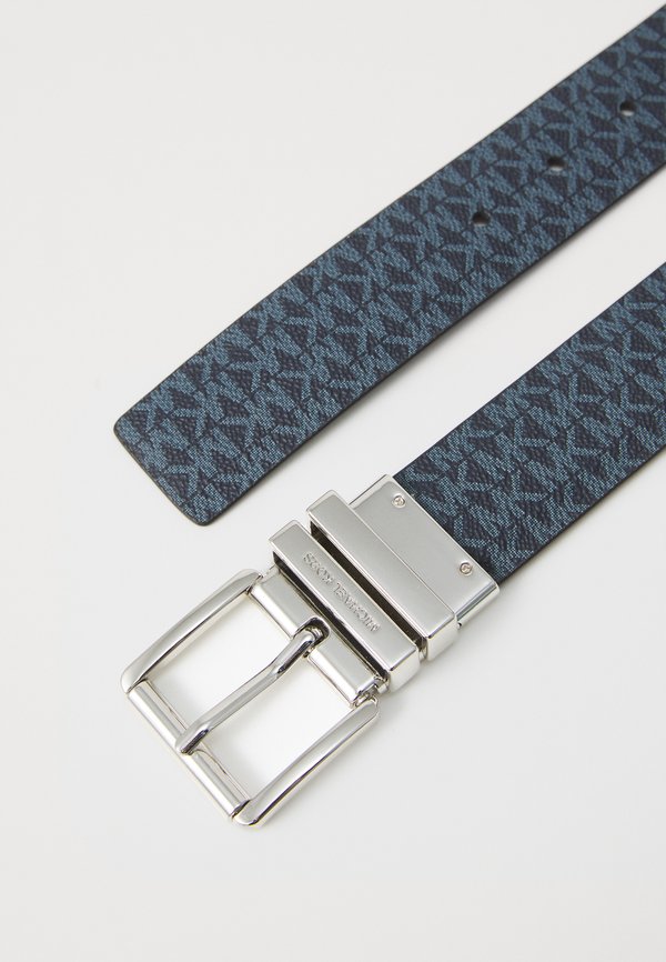 REVERSIBLE BELTWITH FLATTENED EDGE - Belt - dark chambray2