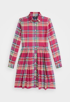 Polo Ralph Lauren PLAID COTTON MADRAS SHIRTDRESS - Vestido camisero - multi-coloured