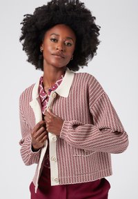 4funkyflavours FICTION JACQUARD - Cardigan - offwhite