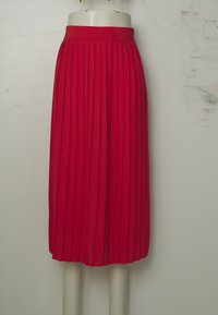 JDY JDYSARAH PLISSE SKIRT - Μάξι φούστα - poppy red