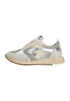 Sneakers laag - ecru silver