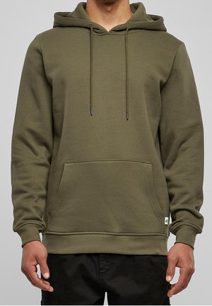 Felpa con cappuccio - olive