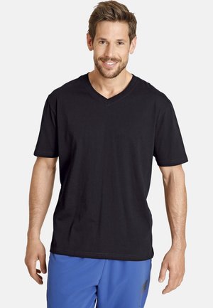 Jan Vanderstorm DOPPELPACK OSMO - Basic T-shirt - black