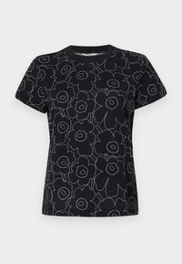 HELEYS PIIRTO UNIKKO - Marškinėliai su spaudiniu - black/grey
