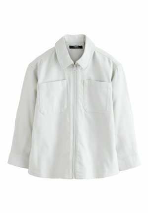 REGULAR FIT - BRUSHED ZIP  - Košeľa - light grey