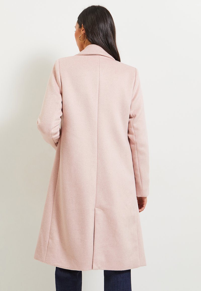 Rose Pâle Manteau Rose Clair Grain De Malice MI-LONG Manteau