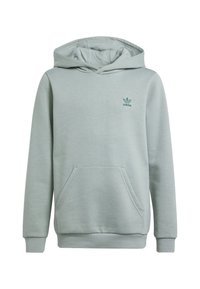 adidas Originals HOODIE JUNIOR UNISEX - Luvtröja - silver green