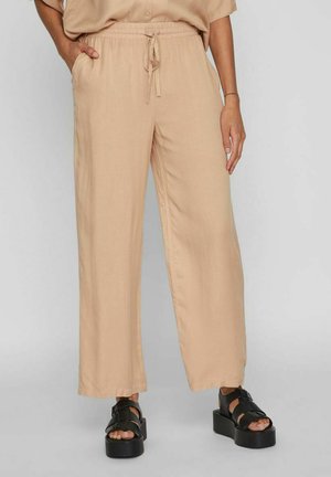 LOOSE FIT - Trousers - sesame