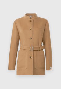 Krátky kabát - walnut