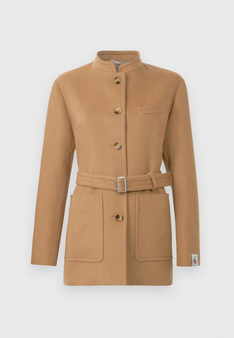 Bally Halflange jas lichtbruin