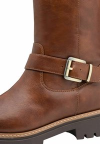 Marco Tozzi ELEGANTE - Bottes de cowboy / motard - cognac