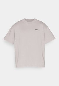LOGO WASH - Basic póló - tetra gray/white