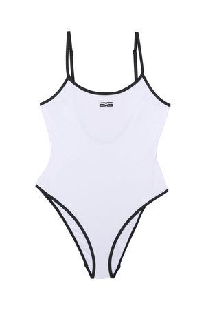 Gestuz, SIMA SWIMSUIT - Ujumistrikoo - bright white