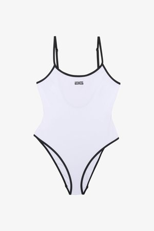 Gestuz, SIMA SWIMSUIT - Ujumistrikoo - bright white