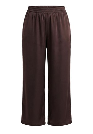 MIAMODA, SATIN-HOSE, WEITES BEIN, ELASTIKBUND - Broek - hazelnut brown