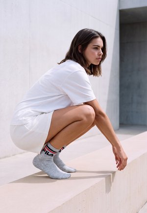 Fila, QUARTER 6 PACK - Chaussettes - grey