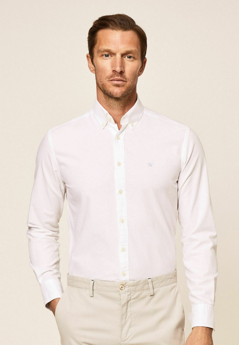 Hackett London GARMENT DYED OXFORD Shirt white Zalando.de