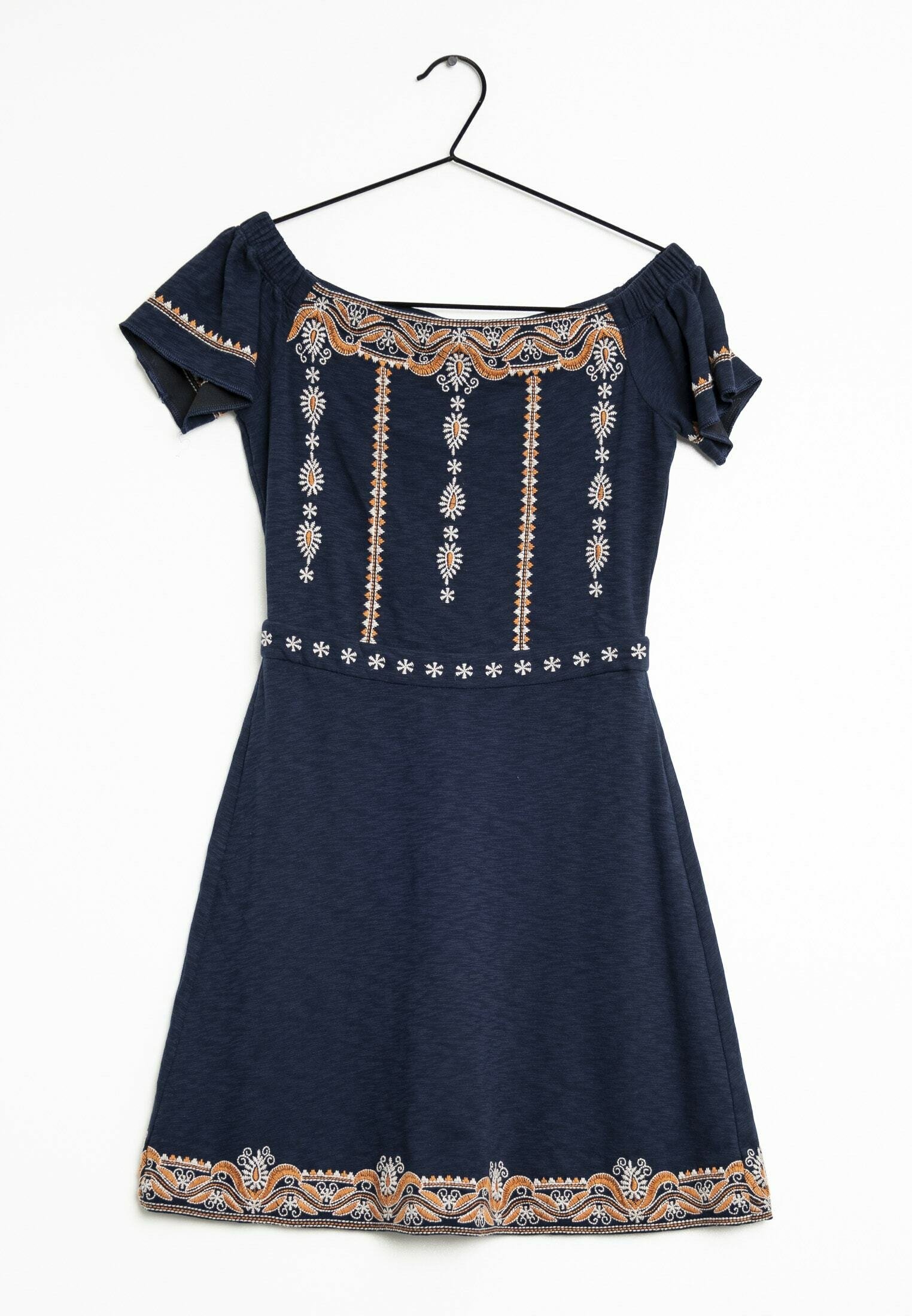 jersey style dress Vintage Baseball Jersey Style Denim Shirt Dress main image 0