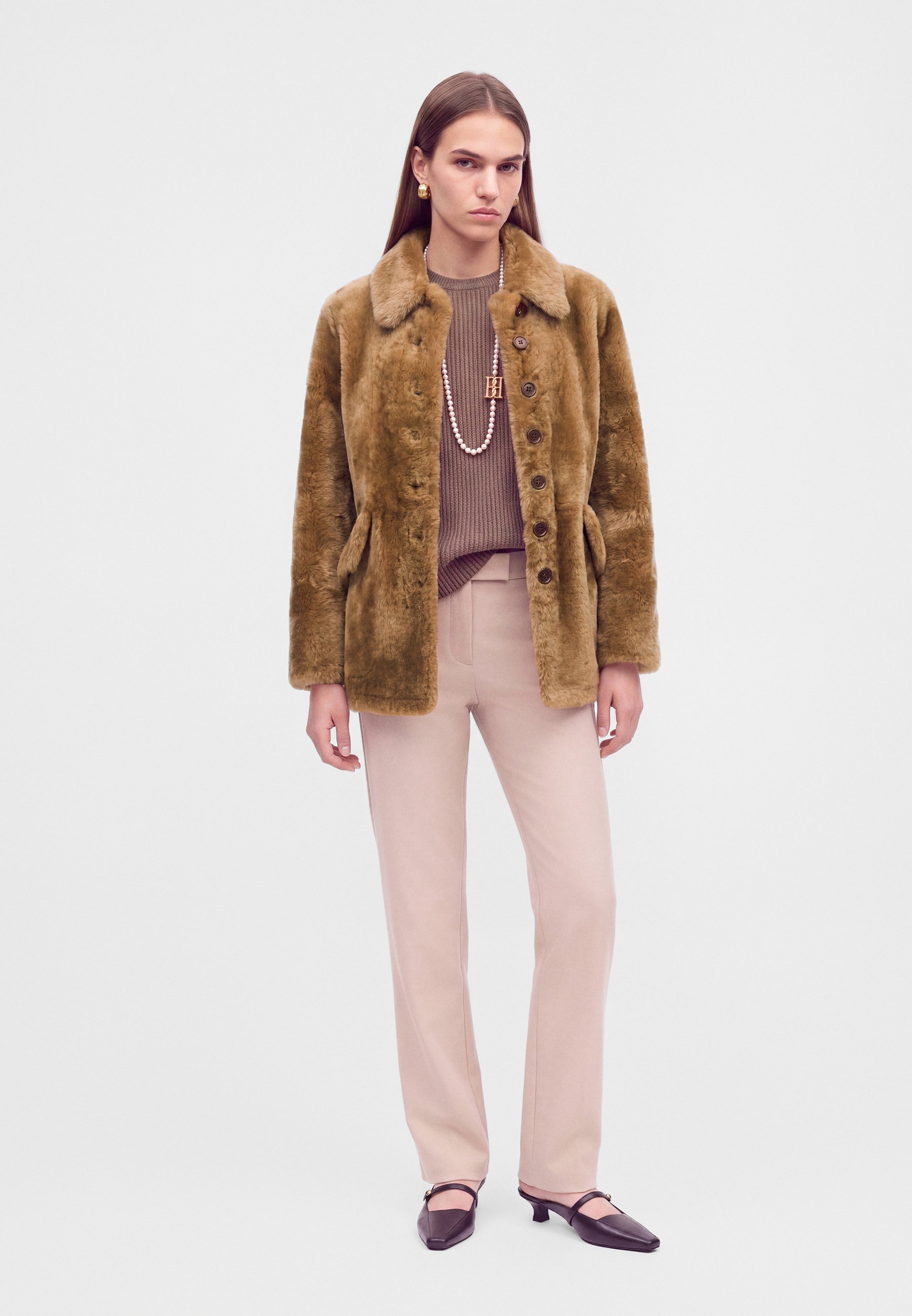BY MALENE BIRGER 아델린 가죽 자켓