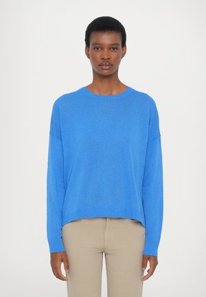 CREW NECK LONG SLEEVE - Pullover - royal  blue