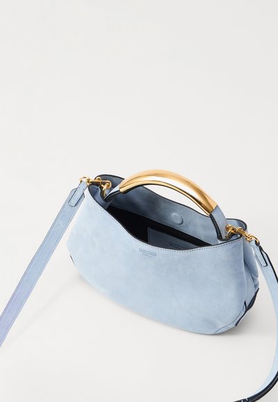 MOSCHINO HANDLE ME - Geantă de mână - azzurro