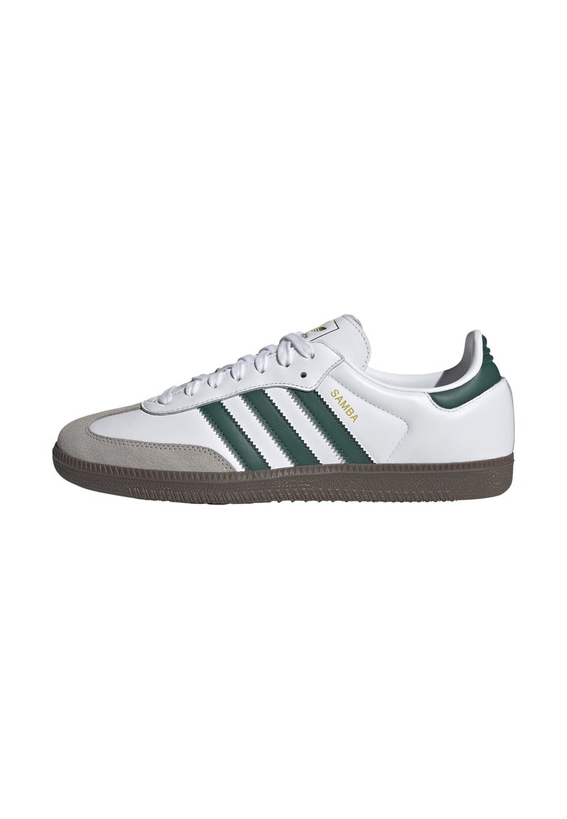adidas Originals - SAMBA OG UNISEX - Trainers - cloud white   collegiate green   clear granite, Enlarge