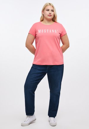 MUSTANG T-SHIRT PRINT-SHIRT - T-shirt z nadrukiem