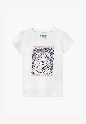 SMALL GIRLS LEOPARD - T-shirts print - white