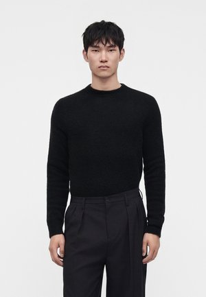 Filippa K, WIDE TROUSERS - Trousers - black