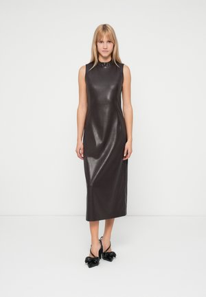 VIELANA MIDI DRESS - Robe de jour - coffee bean