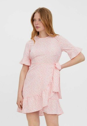 Vero Moda, RUNDHALS - Day dress - geranium pink