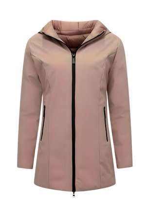 LANGE GEWATTEERDE - PUFFER - Wintermantel - roze