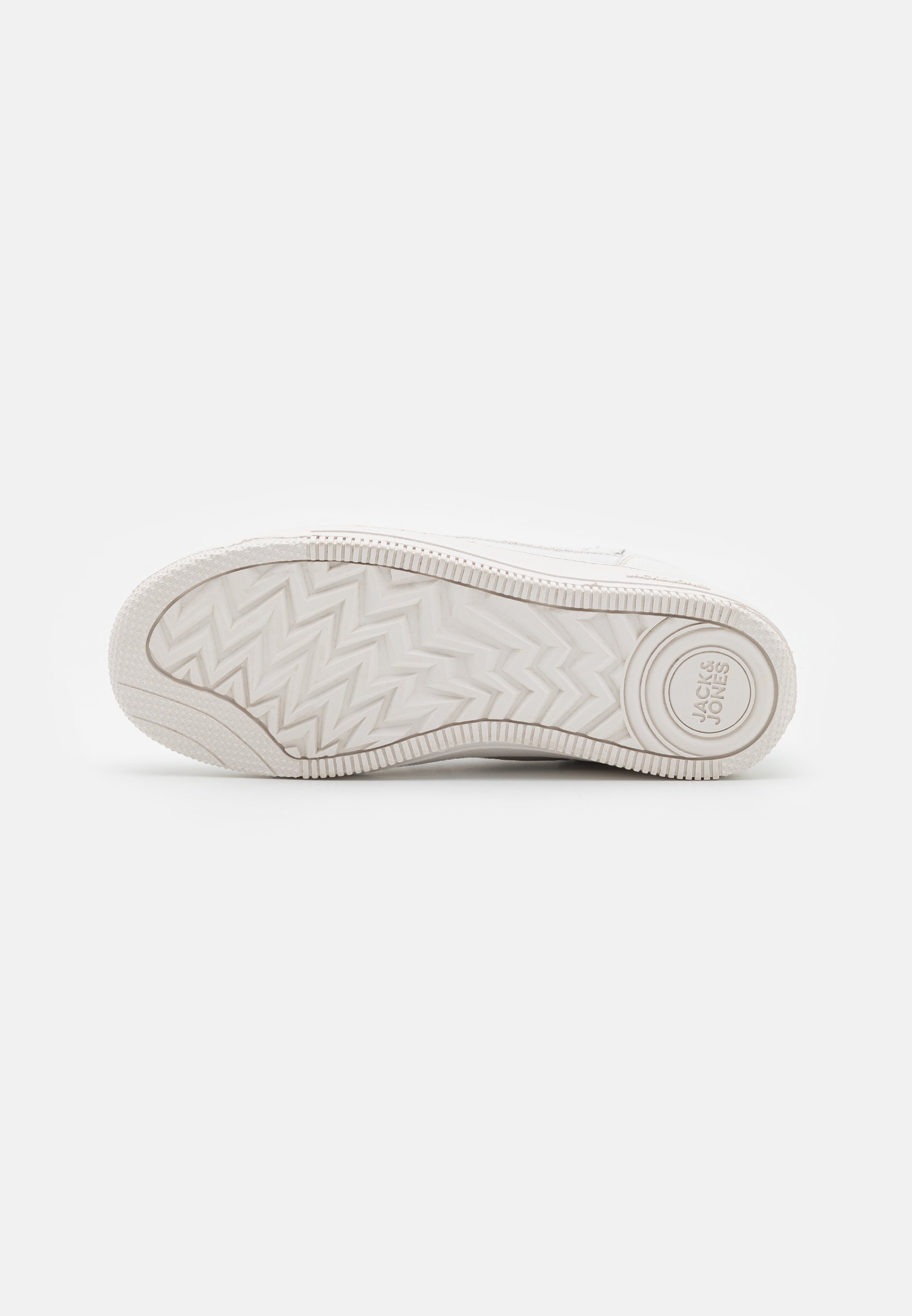Jfwbrad Cupsole Noos - Scarpe Da Ginnastica Uomo In Pelle Di Vacchetta - Suola Gomma, Colore Bianco Dettagli In Pelle, Taglia 40 EU