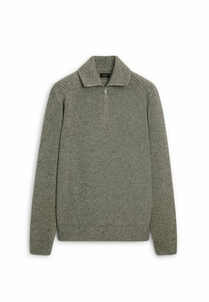 Massimo Dutti MOCK NECK - Maglione - brown