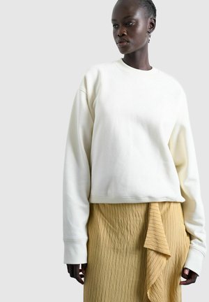 Sweatshirt - ivory cream