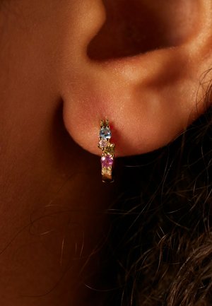 Lucardi, STATEMENT - Boucles d'oreilles - gold-coloured zirconia