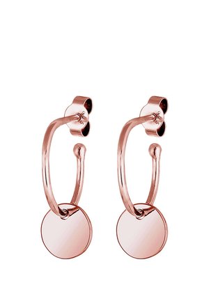 BASIC PLATE TREND - Earrings - roségold-coloured