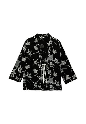 Koton, FLORAL KIMONO  - Lichte jas - black