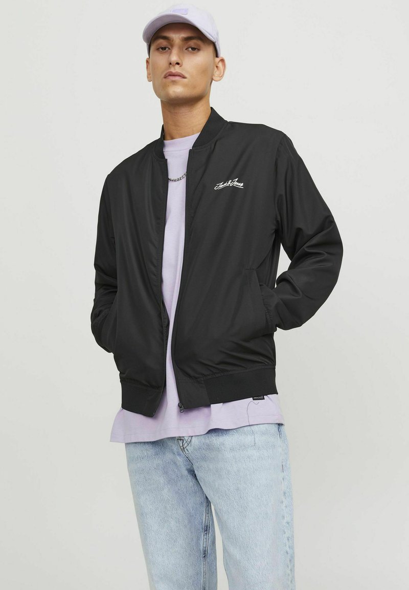 Jack & Jones Blouson Bomber - black/noir - ZALANDO.FR