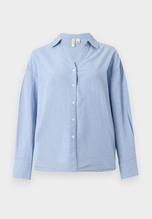 Vero Moda, VMNORMA CHAMBRAY SHIRT - Chemisier - light blue melange