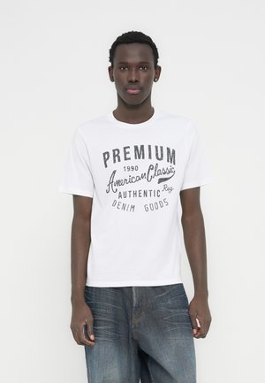 JPRBLUALEX TEE - Potiskana majica - white