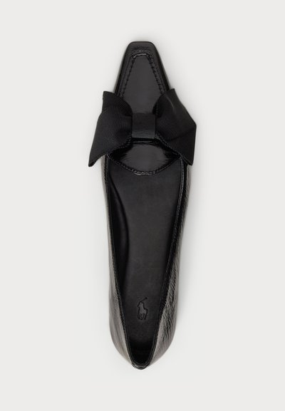 Polo Ralph Lauren PATENT LEATHER LOAFER - Balerinke - black