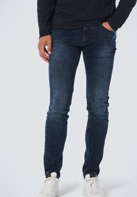 NO EXCESS STRETCH - Straight leg jeans - dark denim