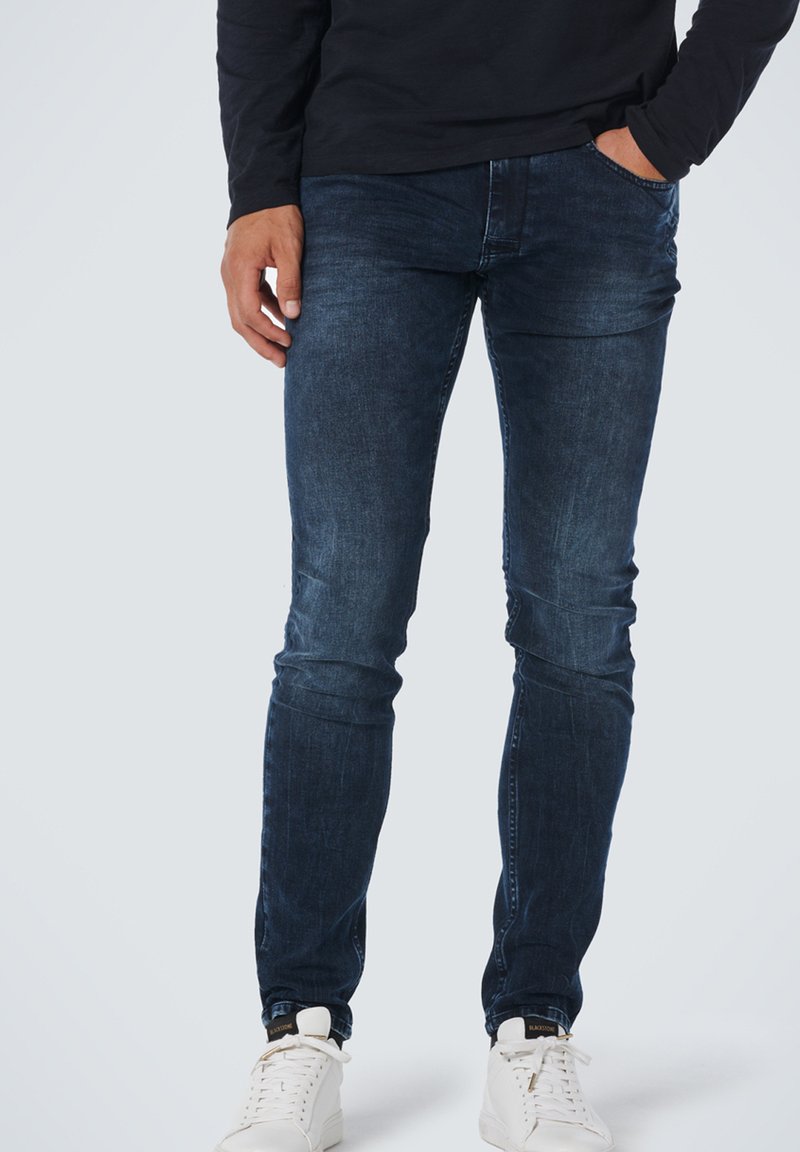 NO EXCESS STRETCH - Straight leg jeans - dark denim