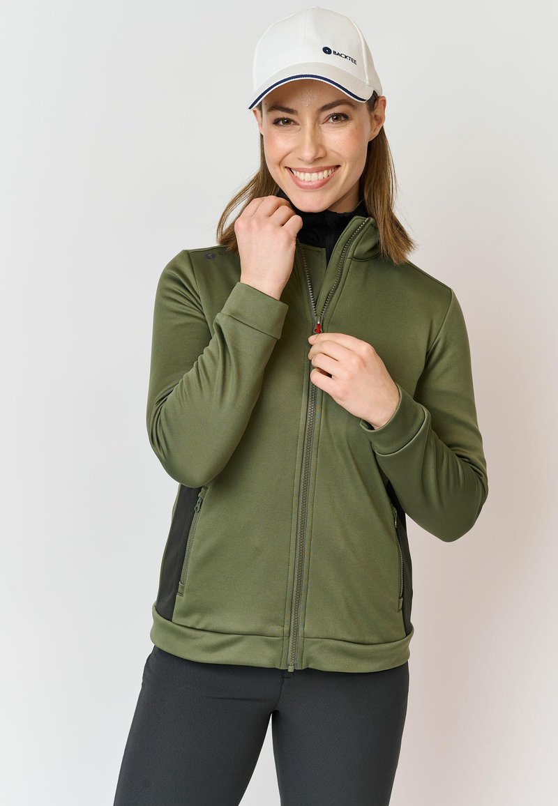 Backtee FULL ZIP SHIELD - Giacca sportiva - green