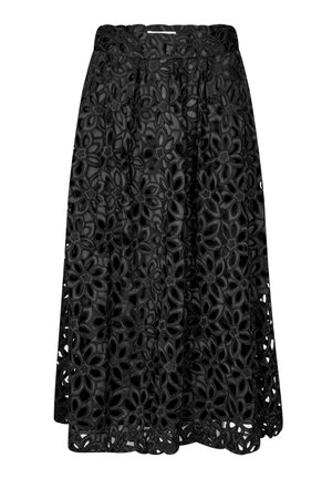 ANONADEA - A-lijn rok - black