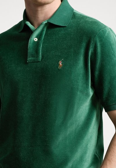 Polo Ralph Lauren CLASSIC FIT KNIT CORDUROY POLO SHIRT - Polo krekls - moss agate